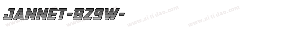 Jannet-BZ9w字体转换