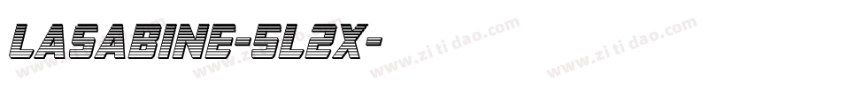 Lasabine-5l2x字体转换