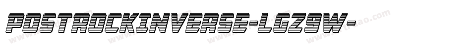 PostRockInverse-lgZ9w字体转换