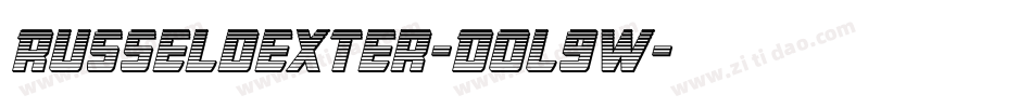 Russeldexter-DOL9W字体转换