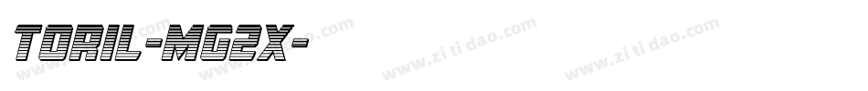 Toril-MG2x字体转换 Toril-MG2x字体转换