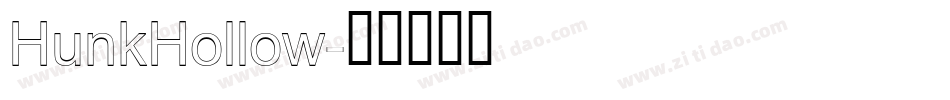 HunkHollow字体转换