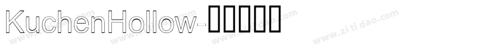 KuchenHollow字体转换
