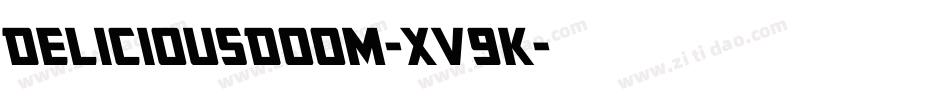 DeliciousDoom-xV9K字体转换