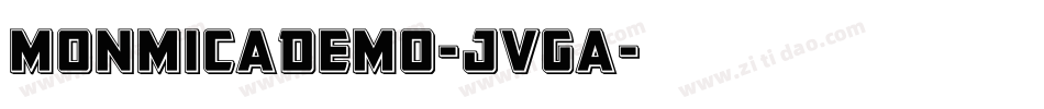 MonmicaDemo-JVga字体转换 MonmicaDemo-JVga字体转换