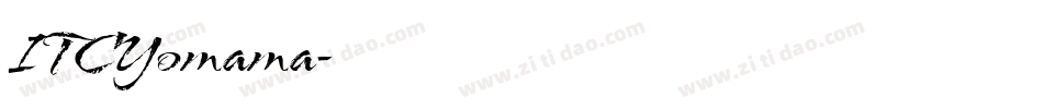 ITCYomama字体转换