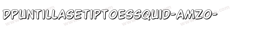 DPuntillasETiptoesSquid-aMZo字体转换