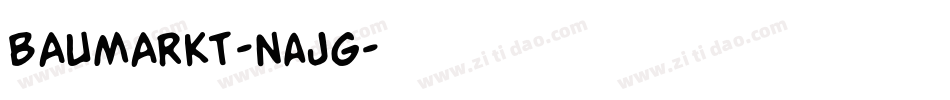 Baumarkt-nAJg字体转换 Baumarkt-nAJg字体转换