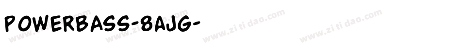 PowerBass-8AJg字体转换