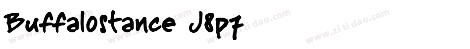 Buffalostance-J8p7字体转换