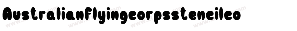 Australianflyingcorpsstencilco-epnm字体转换
