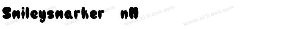 Smileysmarker-87nM字体转换