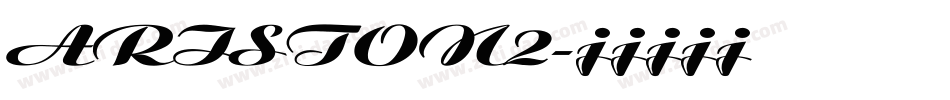ARISTON2字体转换