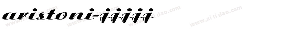 aristoni字体转换
