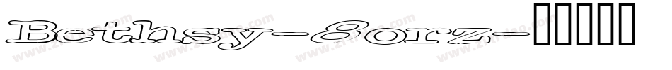 Bethsy-8orz字体转换