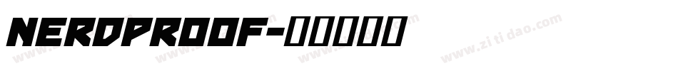 Nerdproof字体转换