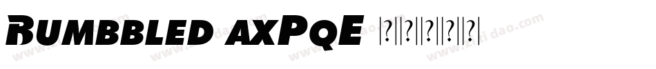 Bumbbled-axPqE字体转换