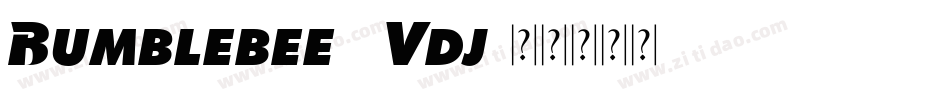 Bumblebee-5Vdj字体转换