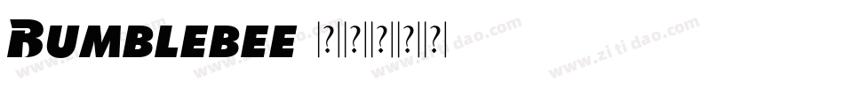 Bumblebee字体转换