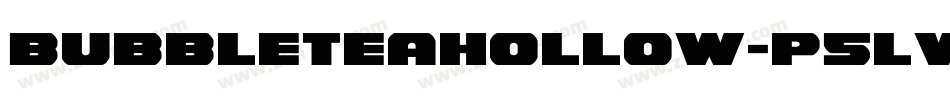 BubbleteaHollow-p5Lv字体转换