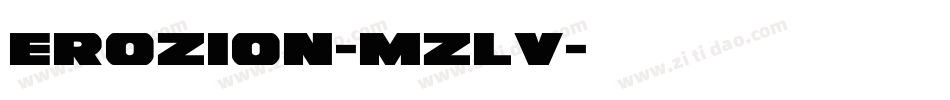 Erozion-MZLv字体转换