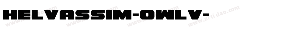 Helvassim-0WLv字体转换