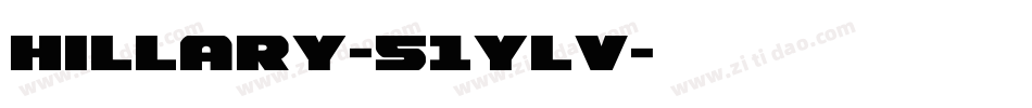Hillary-51yLv字体转换