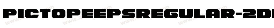 PictopeepsRegular-2DLv字体转换
