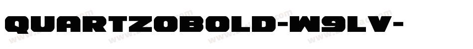 QuartzoBold-W9lv字体转换