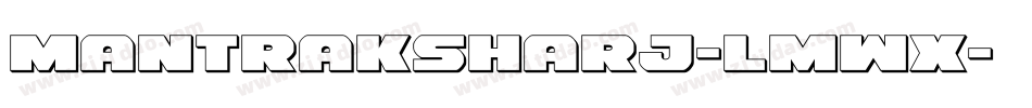MantraksharJ-lmWX字体转换