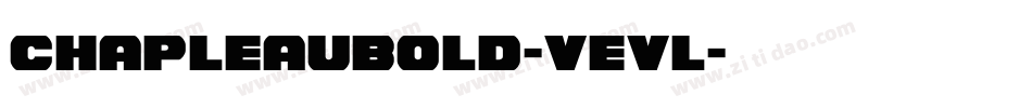 ChapleauBold-VeVl字体转换