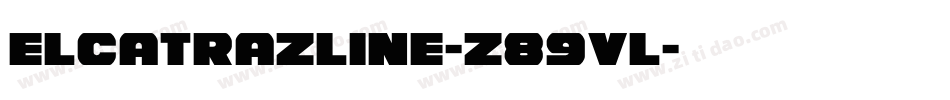 ElcatrazLine-z89Vl字体转换