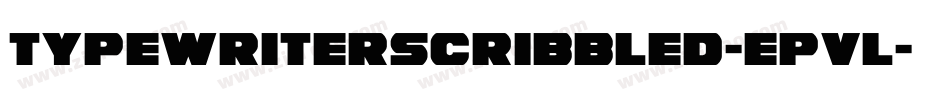 Typewriterscribbled-EpVl字体转换