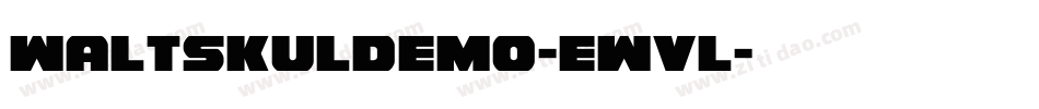 WaltskulDemo-EWVl字体转换