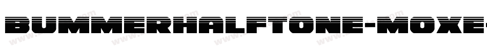 BummerHalftone-Moxe字体转换