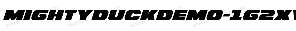 MightyDuckDemo-1G2xv字体转换