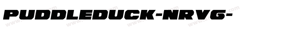 Puddleduck-nRVg字体转换