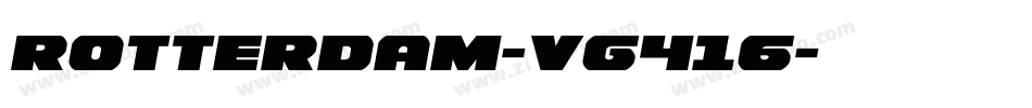 Rotterdam-VG416字体转换
