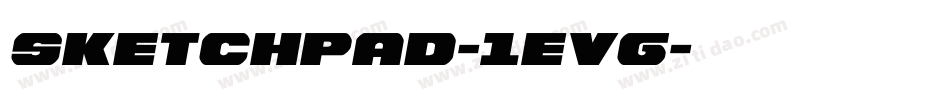 SketchPad-1EVg字体转换 SketchPad-1EVg字体转换