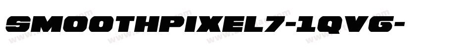SmoothPixel7-1qVg字体转换
