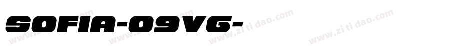 Sofia-09VG字体转换 Sofia-09VG字体转换