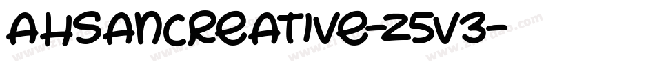 AhsanCreative-z5v3字体转换