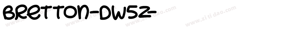 Bretton-dW5Z字体转换