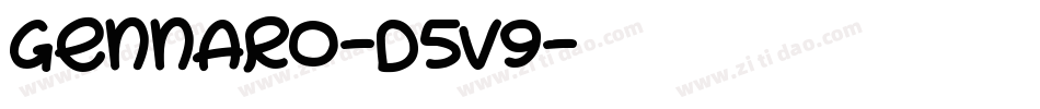 Gennaro-D5V9字体转换