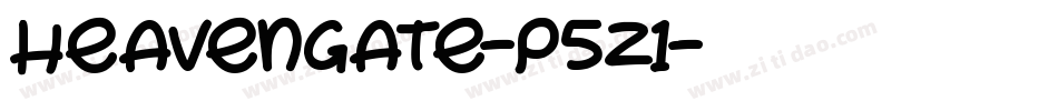 Heavengate-p5z1字体转换 Heavengate-p5z1字体转换
