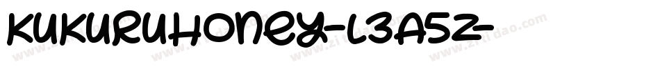 KukuruHoney-L3A5Z字体转换