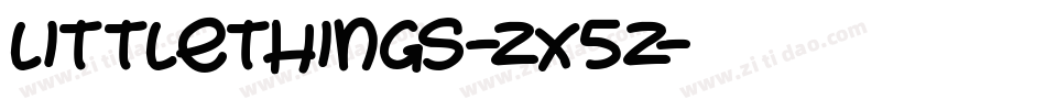 LittleThings-ZX5Z字体转换