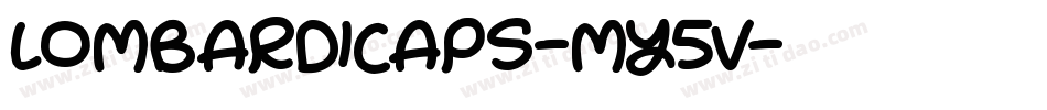 Lombardicaps-mY5v字体转换