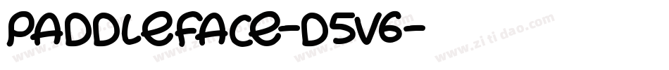Paddleface-d5V6字体转换