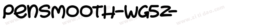 Pensmooth-wG5z字体转换